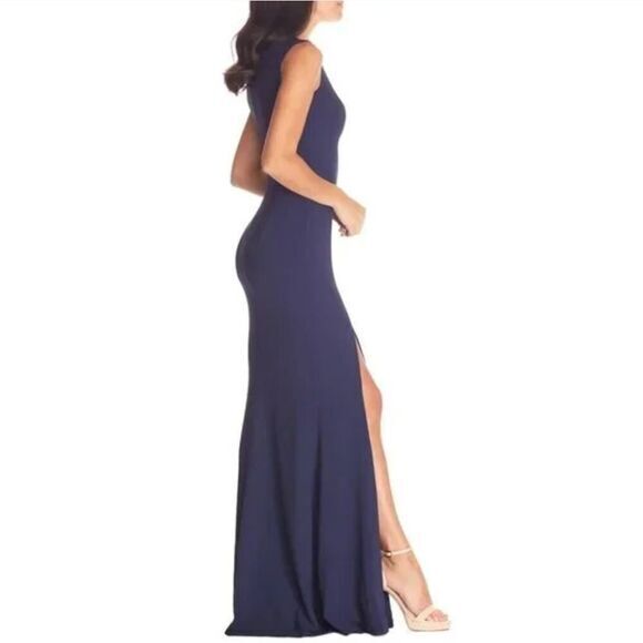New! DRESS THE POPULATION - Monroe Side Slit Gown,‎ size M - Picture 2 of 16